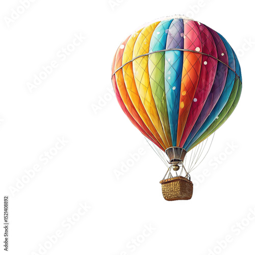 Rainbow Hot Air Balloon