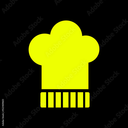 Chefs Hat trendy artwork charming abstract vector illustration colorful applied design
