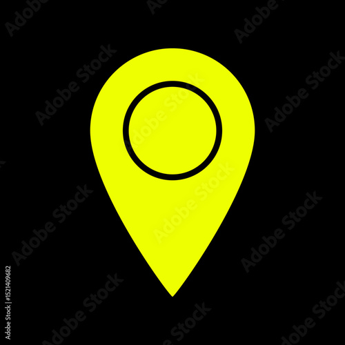 Location trendy artwork charming abstract vector illustration colorful applied design