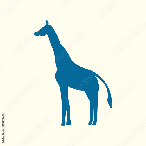 Giraffe trendy artwork stunning abstract vector illustration colorful applied design
