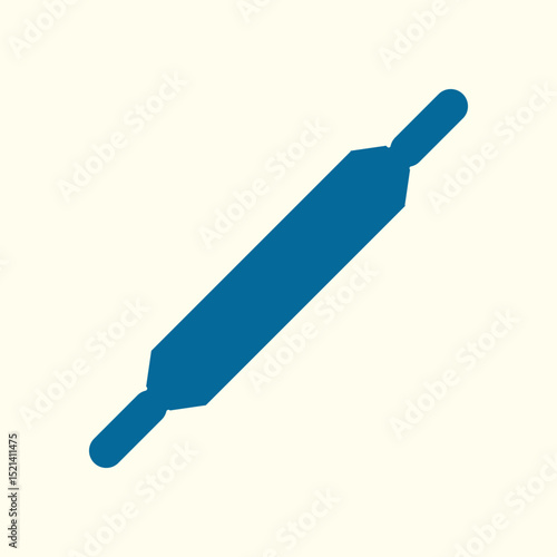 Rolling Pin trendy artwork stunning abstract vector illustration colorful applied design