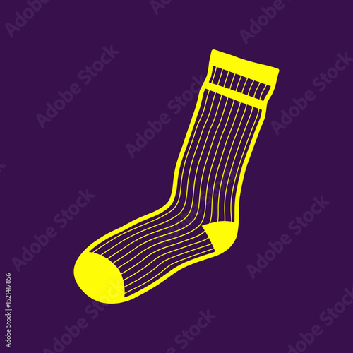 Socks trendy artwork lovely abstract vector illustration colorful applied design