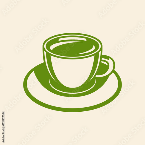 Coffee Drink trendy artwork cute abstract vector illustration colorful applied design