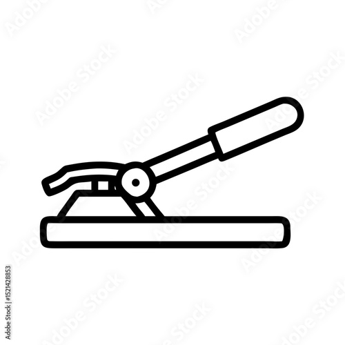 Tile cutter tool for precise cutting and shaping in construction industry  