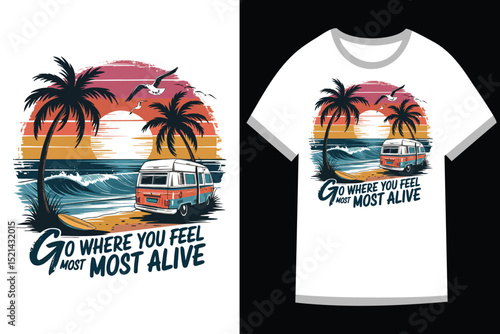 Vector illustration for Adventure t shirt design, Adventure t shirt design