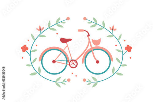 bicycle and flowers