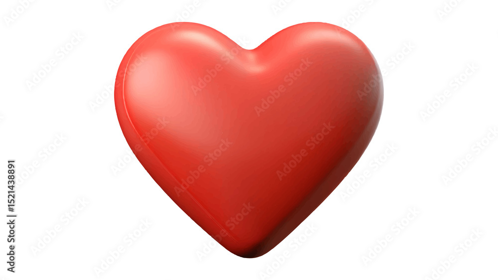 Fototapeta premium Red heart icon