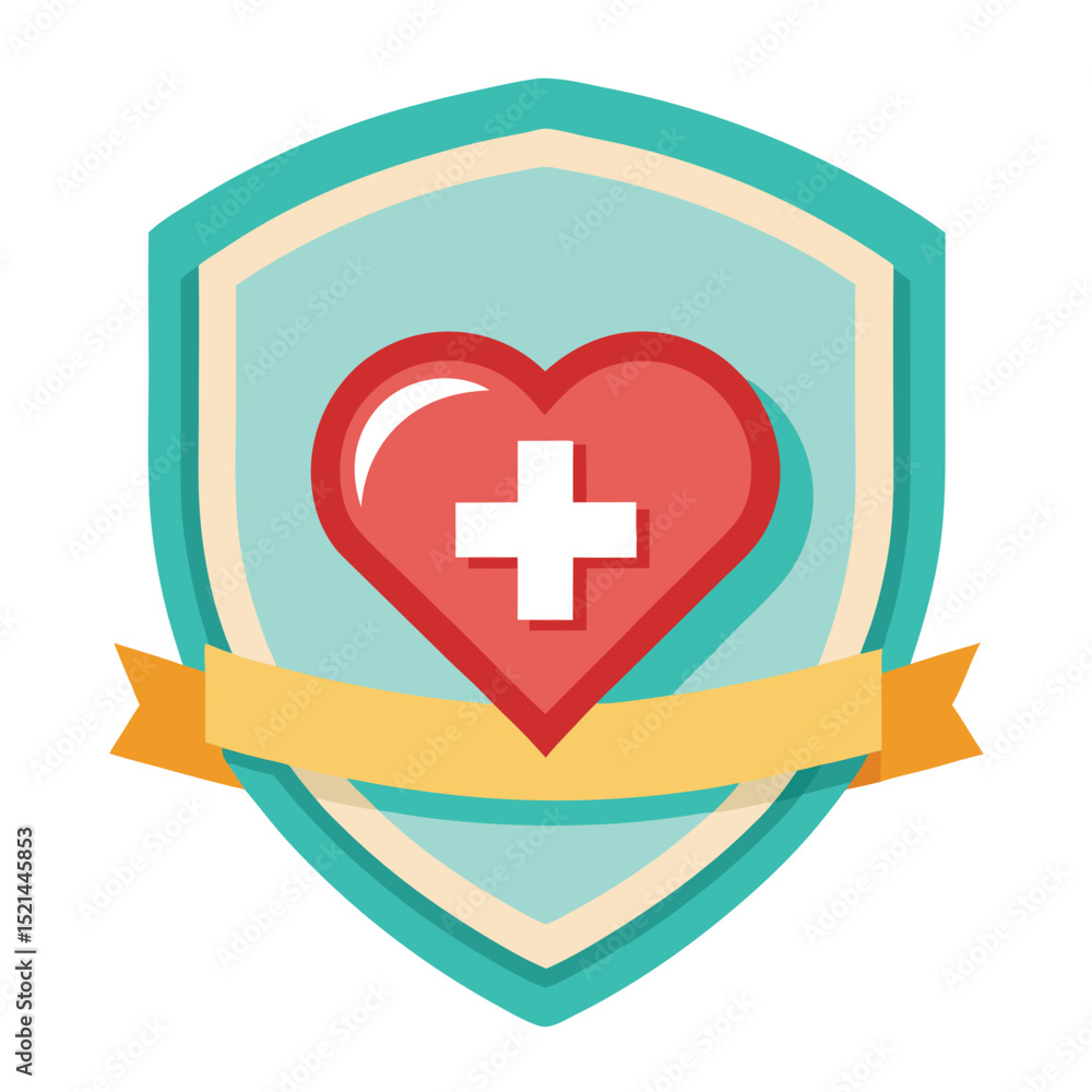 Obraz premium colorful badge vector illustration 