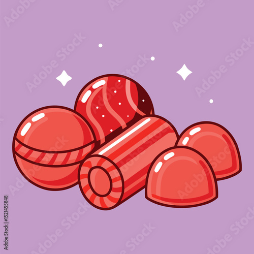 Candy Toffee Icon PNG | Sweet Treats, Dessert, Colorful Confection Illustration