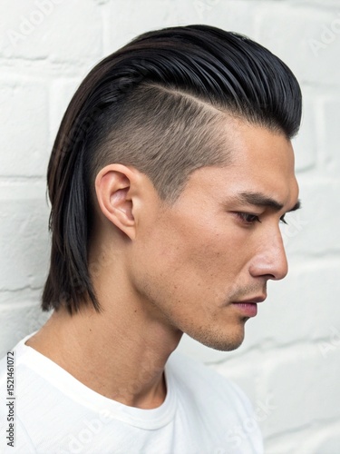 Stylish Men's Hairstyle Portrait