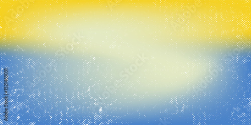 Abstract blurred gradient mesh background in blue and yellow colors of national flag of Ukraine. Poster or banner template. Eps10