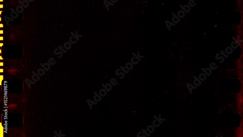 burn film and dust scratches overlay, real film scan for effects and transitions	