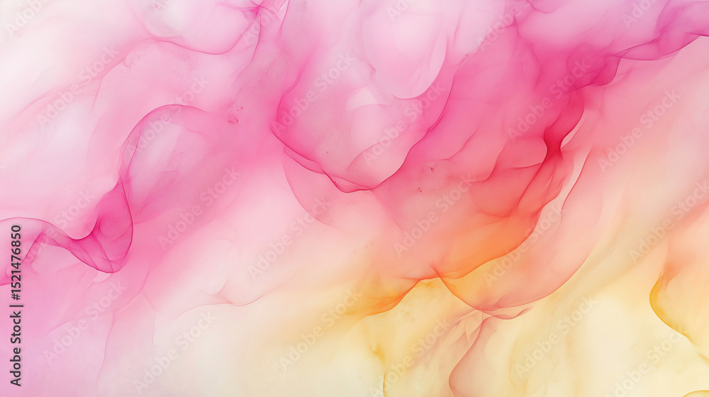 Colorful smoky pink abstraction with flowing shapes Colorful smoky pink abstraction with flowing shapes