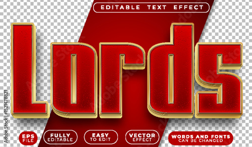  Lords Reign Empire Style Fully Editable Vector Text File