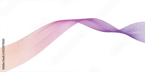 Elegant mesh wave pattern blending light flow with abstract form

