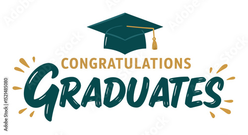 Graduation celebration design for cards and posters vector illustration