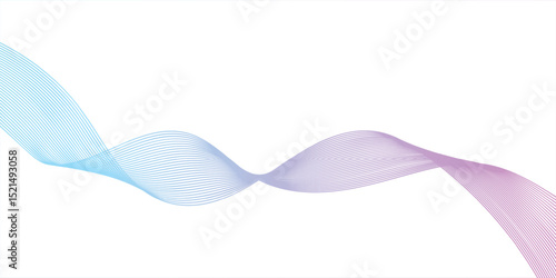 Artistic background with futuristic mesh lines and abstract motion curves

