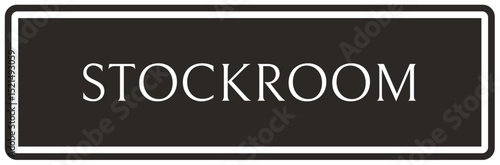 Retail store sign stockroom