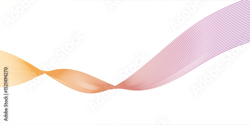 Futuristic digital art with dynamic mesh and softly bending waveforms

