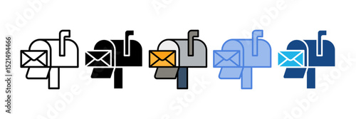 Mailbox Icon Element For Design