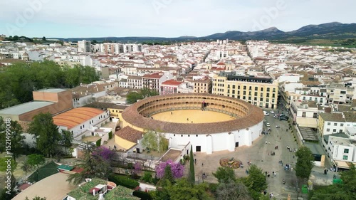 Aerial view of Ronda, Andalusia. Southern Spain