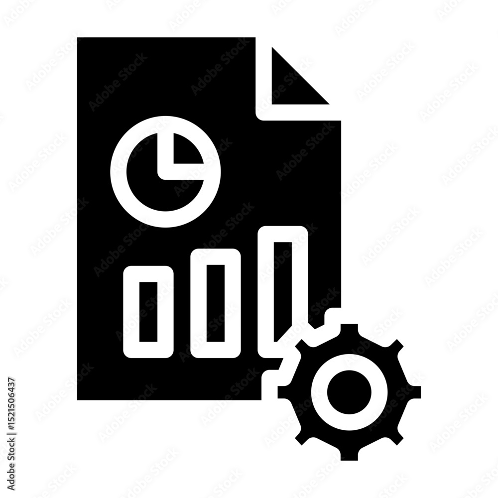 Document Vector Glyph Icon Design Document Vector Glyph Icon Design