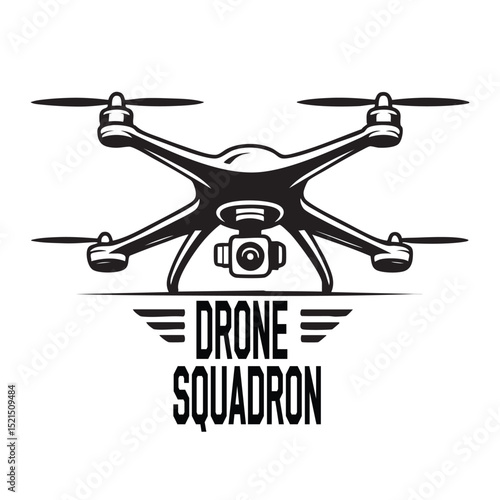 Drone squadron quadcopter aerial photography technology