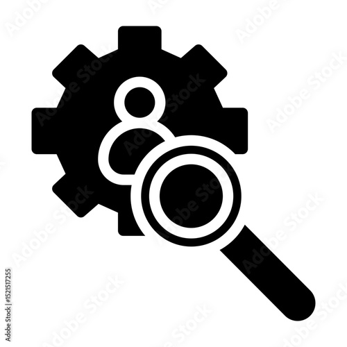 Search Vector Glyph Icon Design