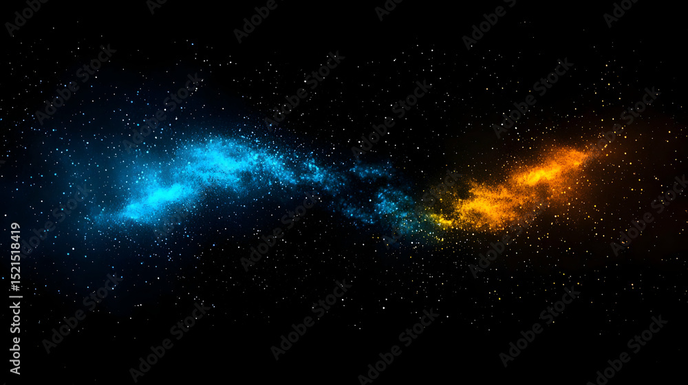 Obraz premium Abstract Colorful Nebula Space Background