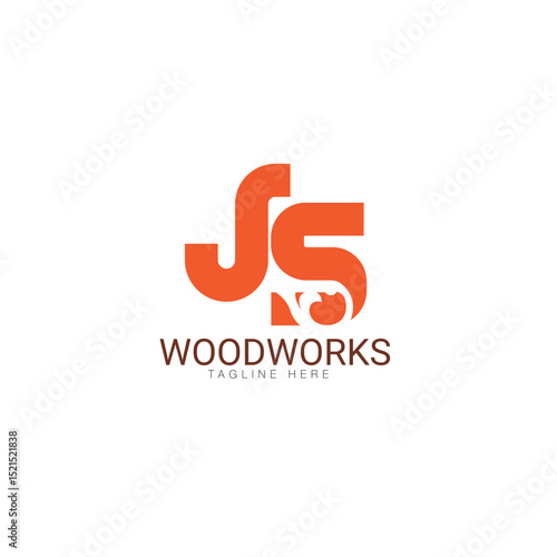 SJ wood works orange logo