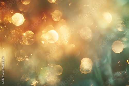 Abstract bokeh lights with soft out-of-focus circles and colors.