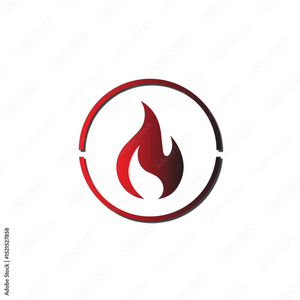 Fire logo Minimalist Fire logo Minimalist