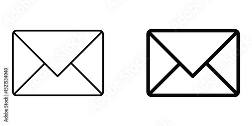 Email envelope icon set. email icon vector. Envelope illustration. Vector illustration.