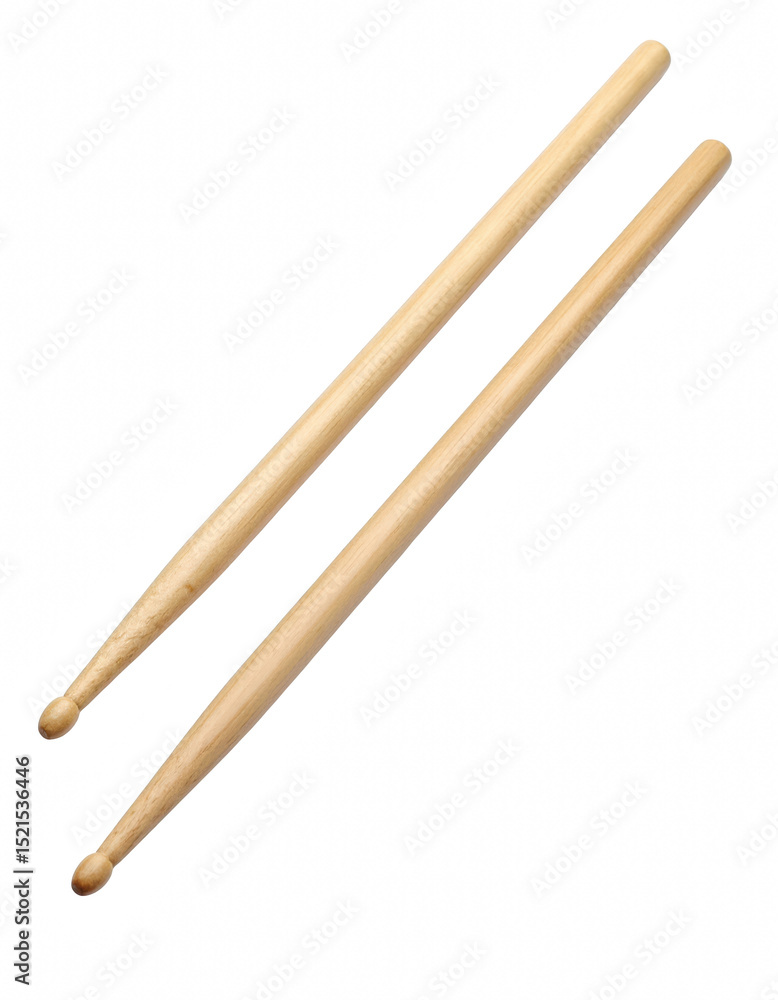 High-quality pair of drumsticks on a dark background showcasing their design and functionality for musicians and music enthusiasts isolate on transparent background High-quality pair of drumsticks on a dark background showcasing their design and functionality for musicians and music enthusiasts isolate on transparent background