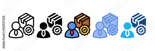 Employee Benefits Icon Element For Design