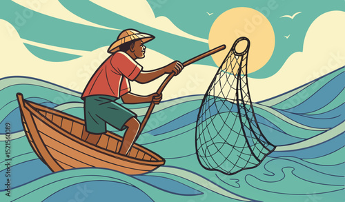 girl in the boat