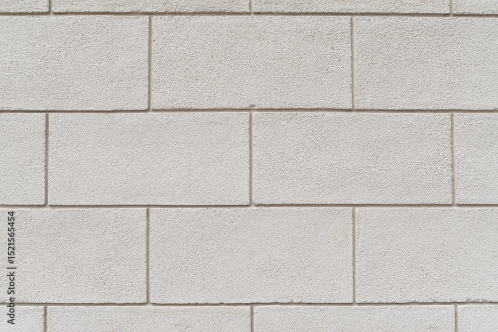 Naklejka premium Pattern of White Concrete Blocks for Background