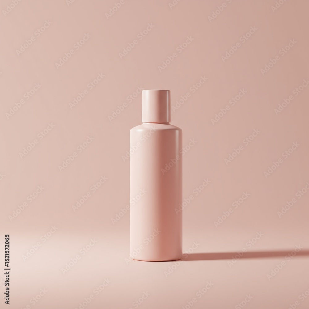 A cosmetic bottle mockup standing upright on a plain light pink background, surrounded by soft diffused light and clean shadows.
A cosmetic bottle mockup standing upright on a plain light pink background, surrounded by soft diffused light and clean shadows.