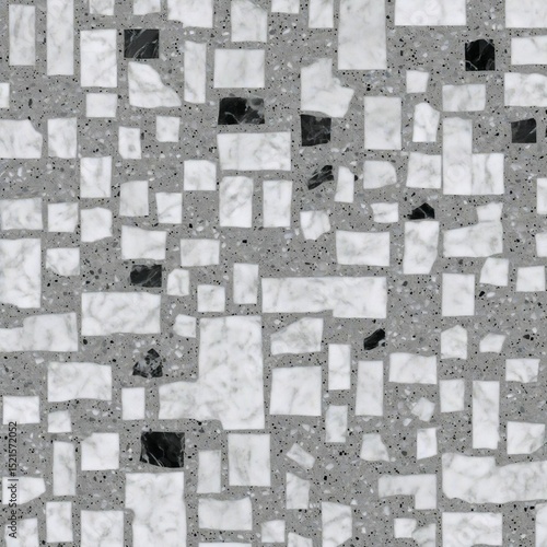 Wallpaper Mural Terrazzo mosaic design pattern background Torontodigital.ca