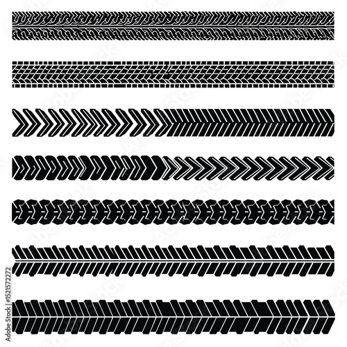 Four wheels with winter tires from front view isolated on white background.