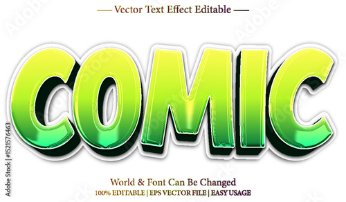 Editable Comic Vector Text File Bold Retro Pop Typography