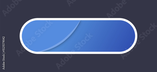 Lower third interface in gradient colors. Video overlay element.