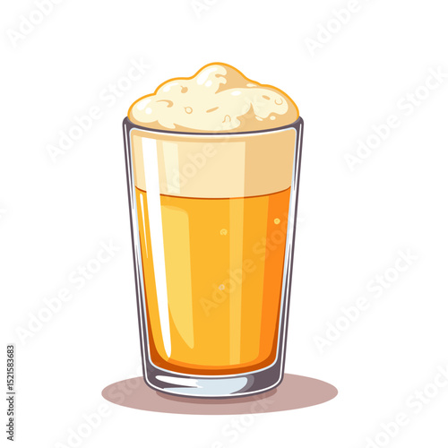 Ginger shot vector in small glass on transparent background, ideal for health blogs