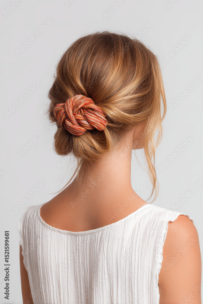 stunning summer hair accessory displayed on ultrabright clean background stunning summer hair accessory displayed on ultrabright clean background