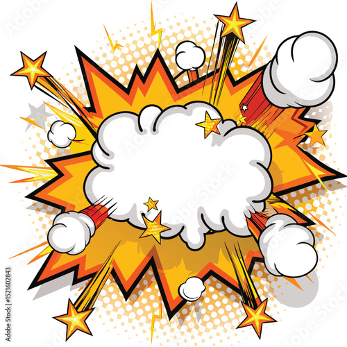 Boom Comic PNG | Explosion, Sound Effect, Comic Style, Pop Art Illustration