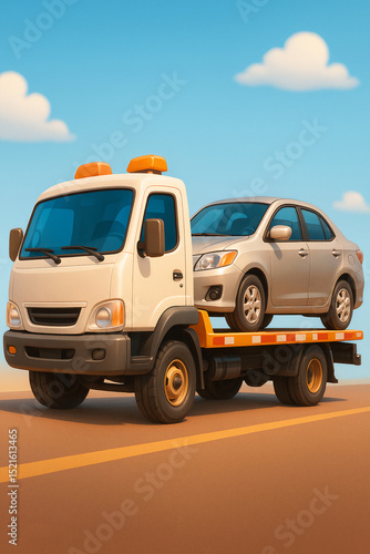 Guincho de Seguradora Desenho