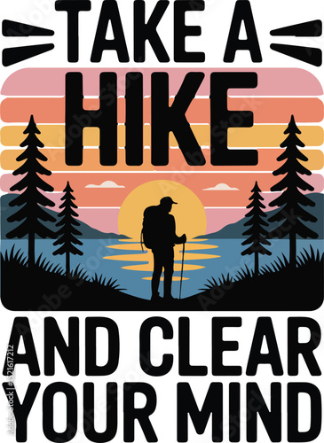 Wild and Free Hiking Spirit graphic