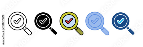 Investigation Icon Element For Design