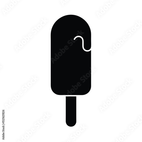 Popsicle Icon Vector Flat And Clean Look