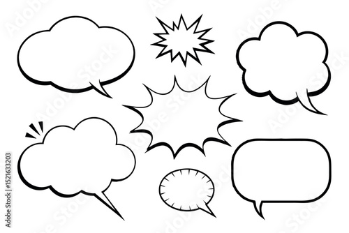Comic Book Speech Bubbles